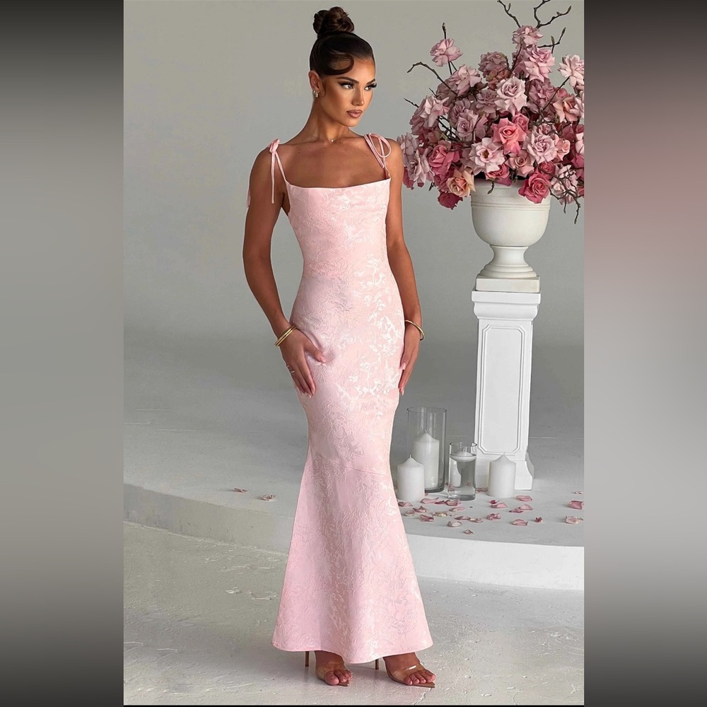 Whitney Maxi Gown - Blush